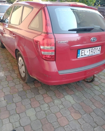 Kia Ceed cena 12000 przebieg: 272000, rok produkcji 2008 z Żabno małe 92